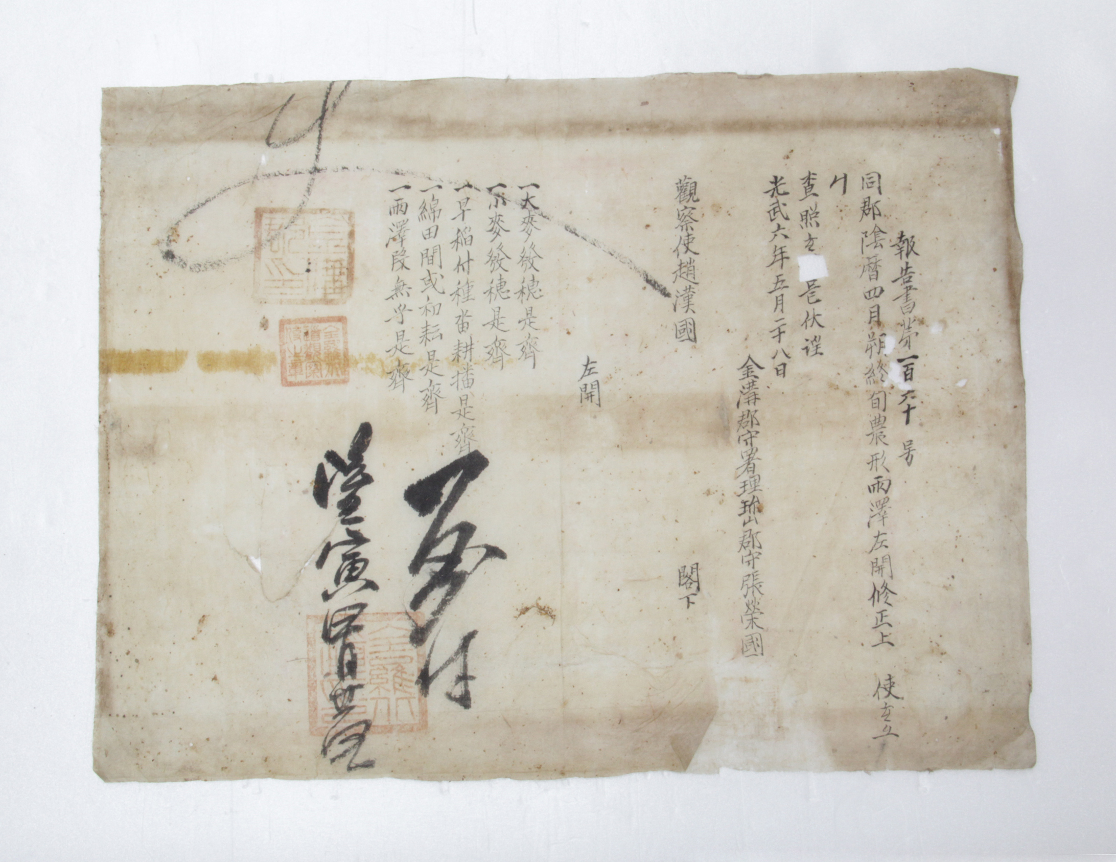 보고서 제160호 - 1902년 금구군수 장영국(張榮國) 섬네일 파일