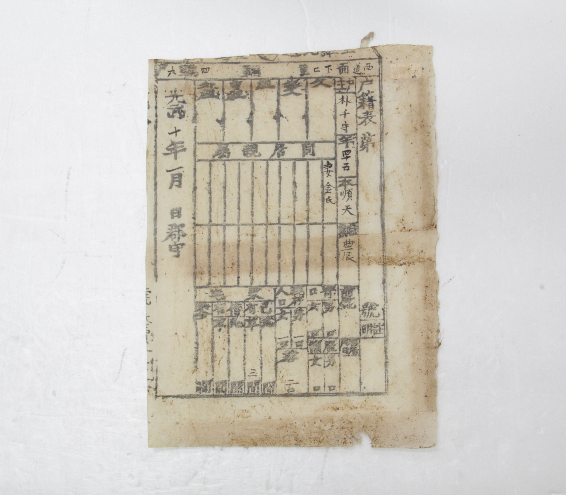 1906년 박천수 호적표 섬네일 파일