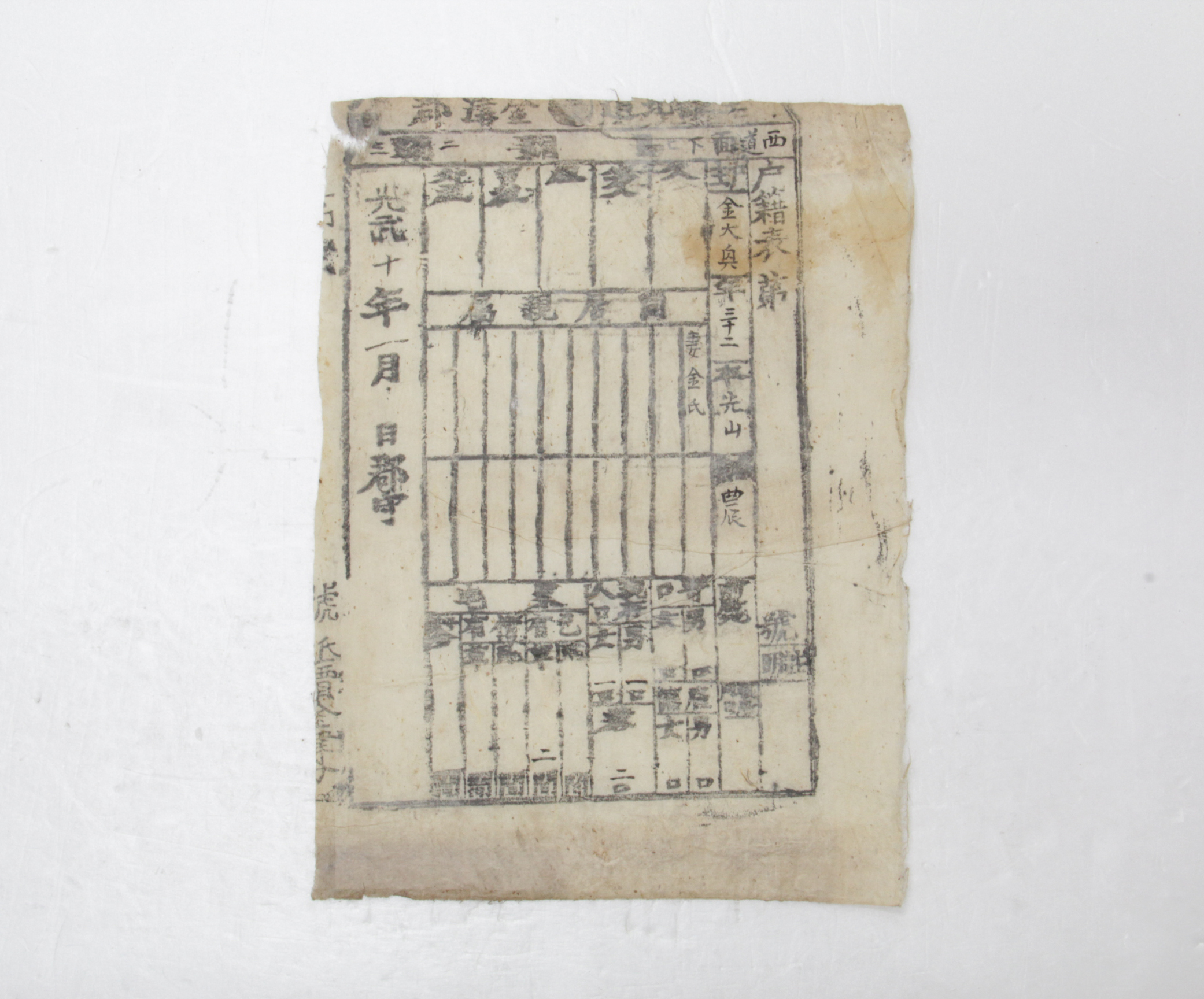 1906년 김대환 호적표 섬네일 파일