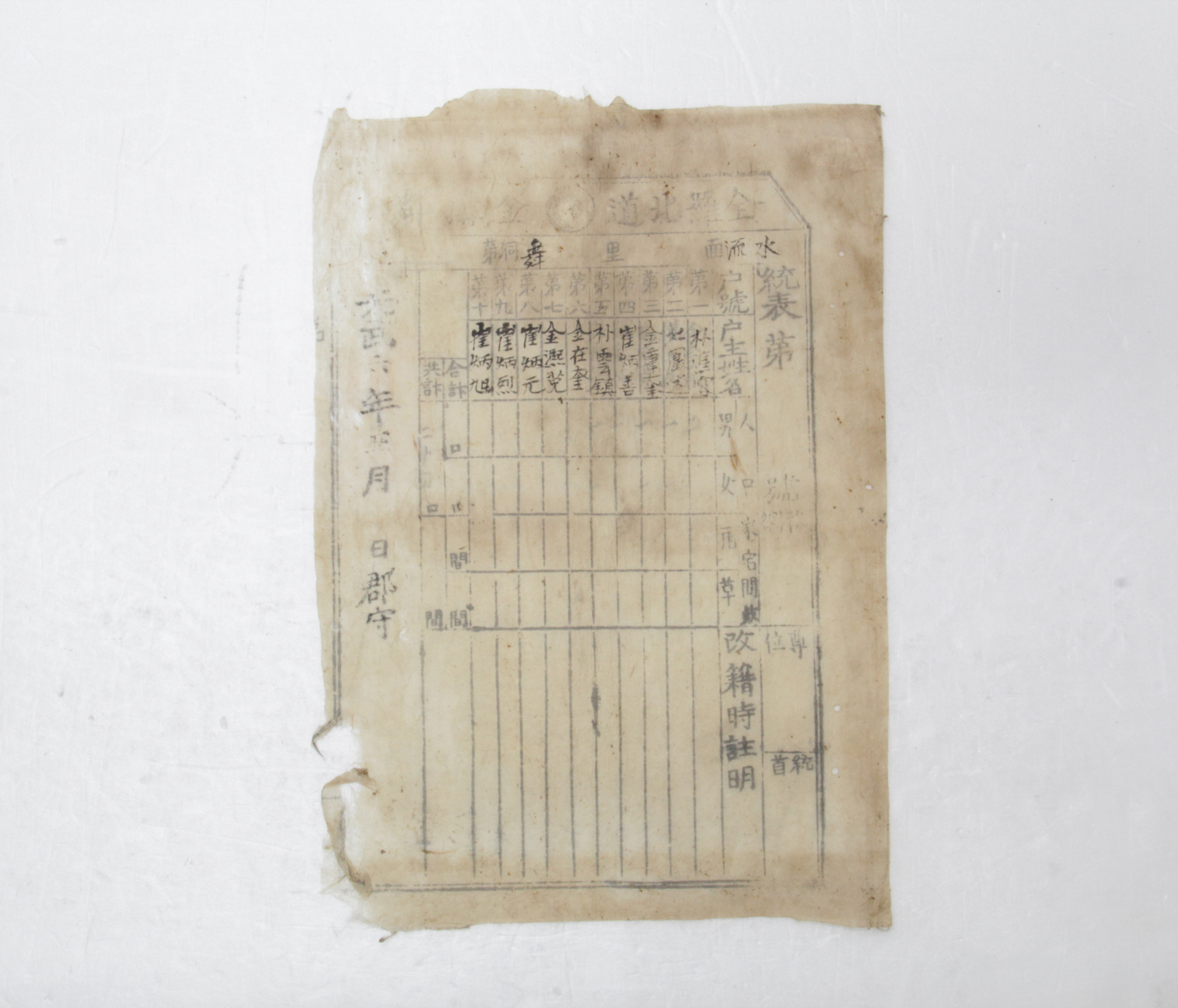 통표 - 1902년 수류면 무동 섬네일 파일