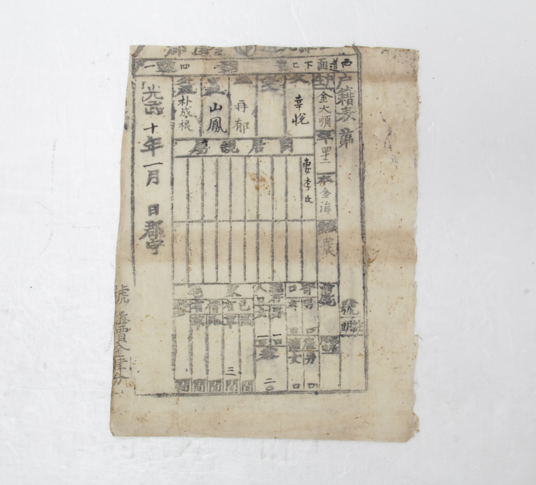 1906년 김대순 호적표 섬네일 파일