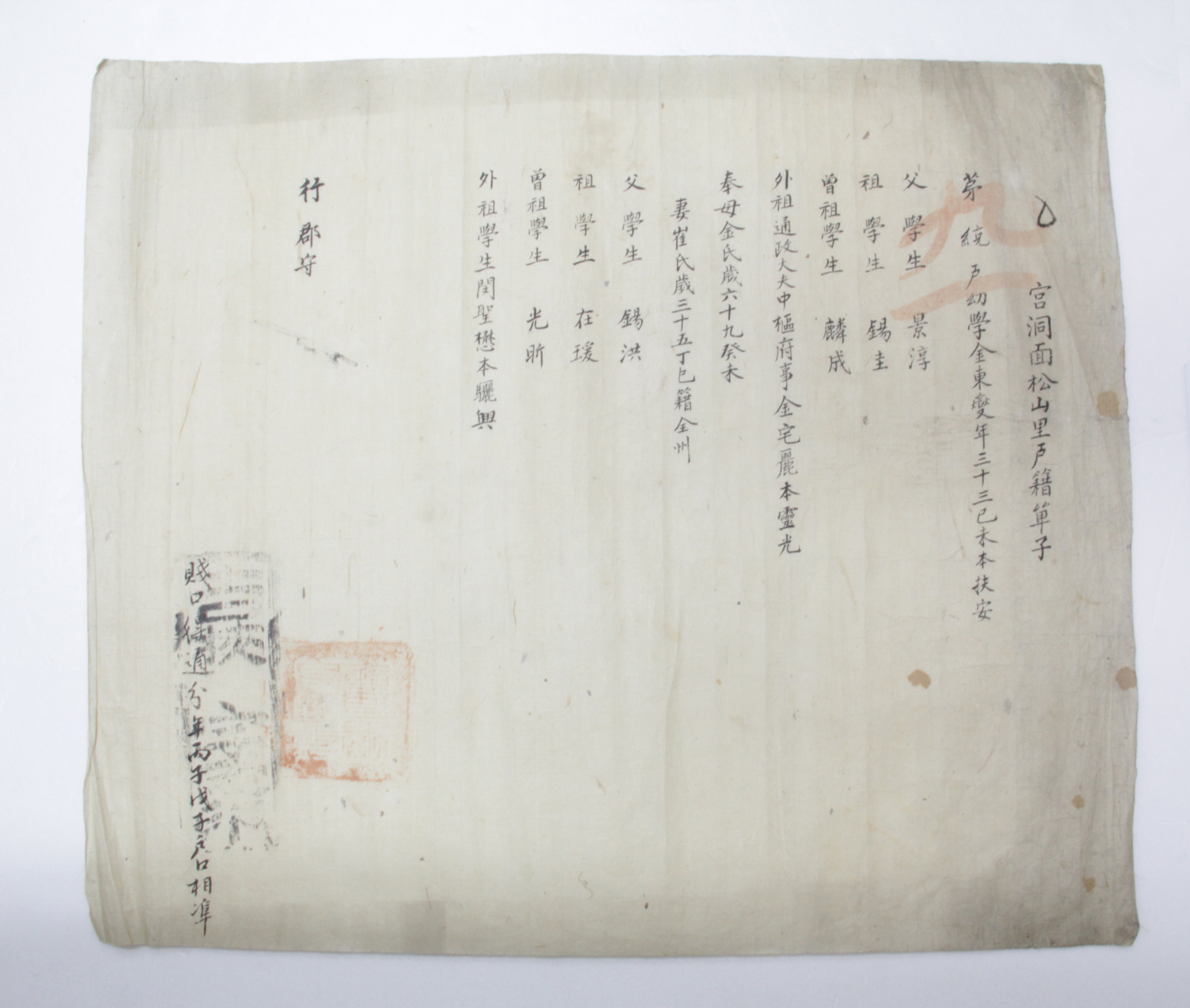 1891년 김동섭 호구단자 섬네일 파일