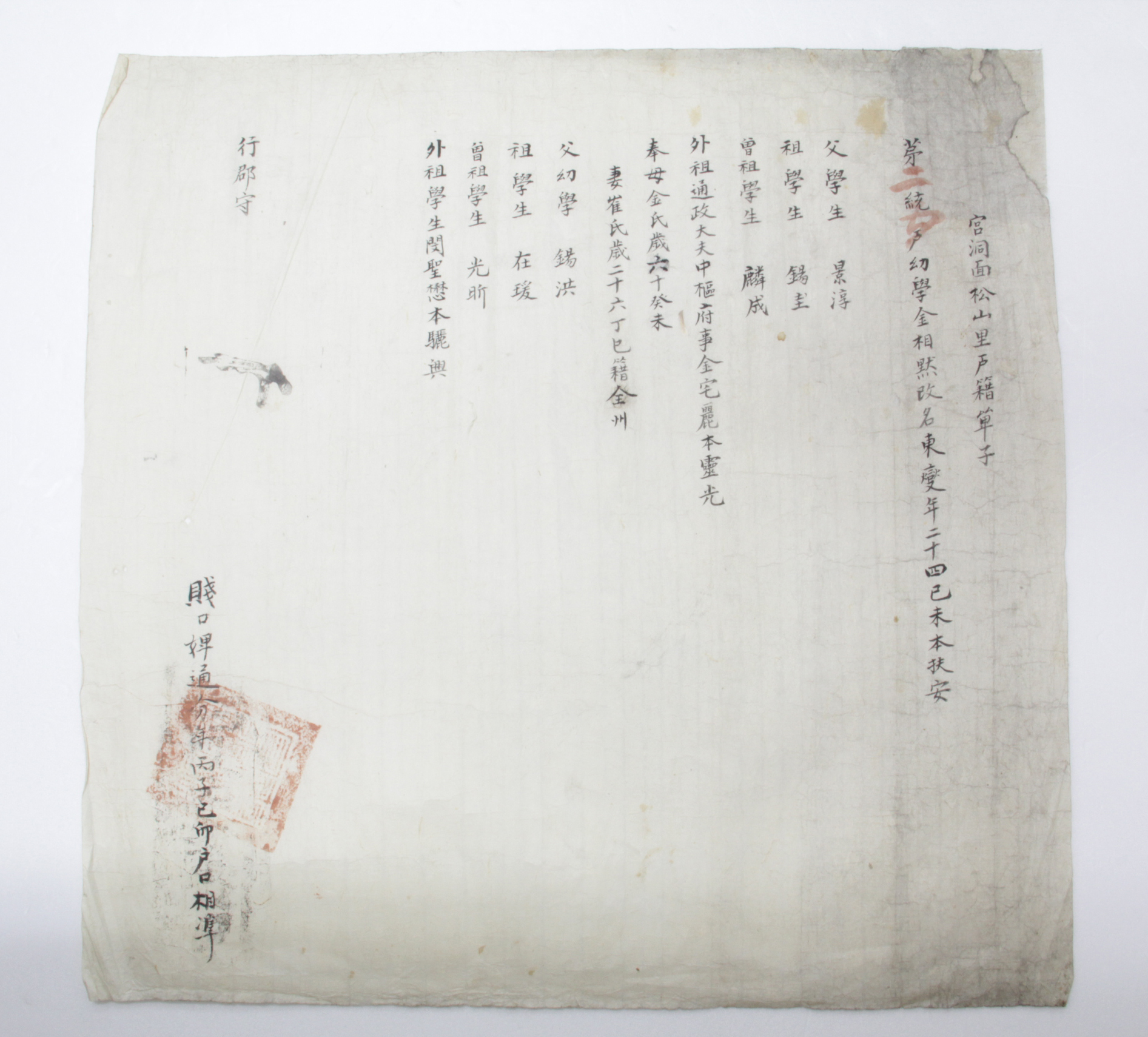 1882년 김동섭 호구단자 섬네일 파일