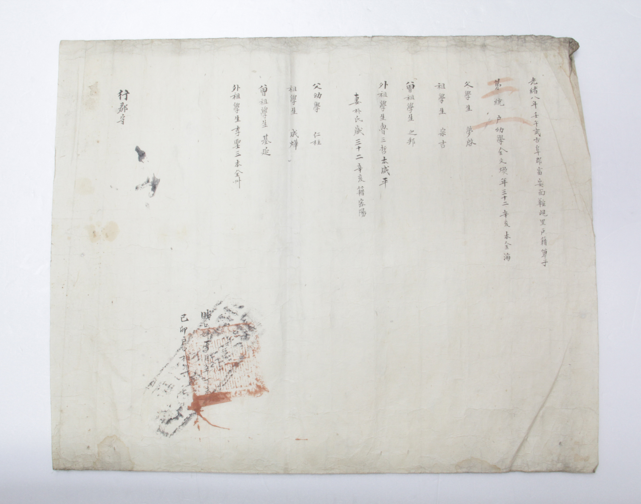 1904년 김문환 호구단자 섬네일 파일