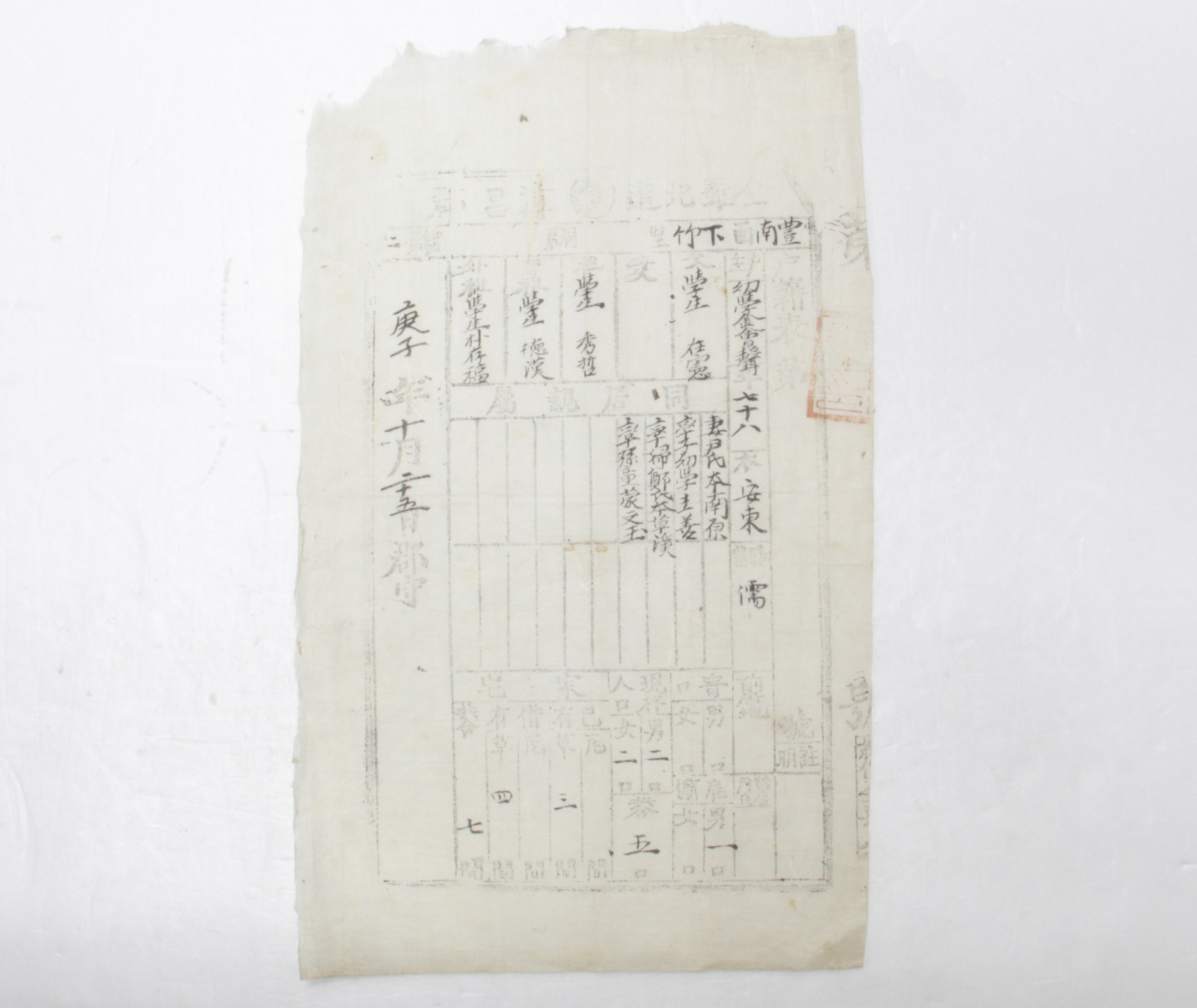 1902년 김회성 호적표 섬네일 파일